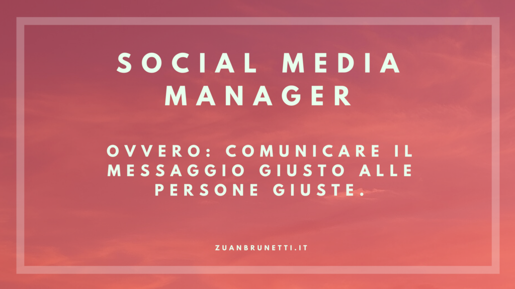 social media manager padova